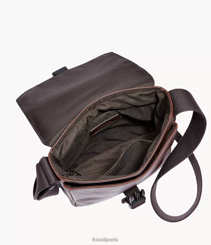 Fossil Hommes marron foncé Courrier Weston sac 0ZTD41646