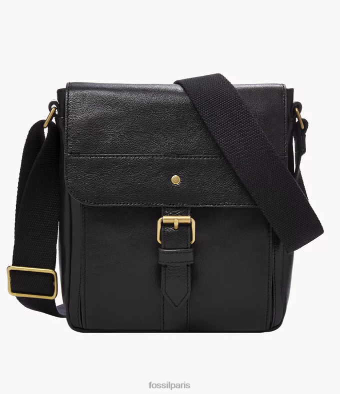 Fossil Hommes noir miles de messagerie sac 0ZTD41654